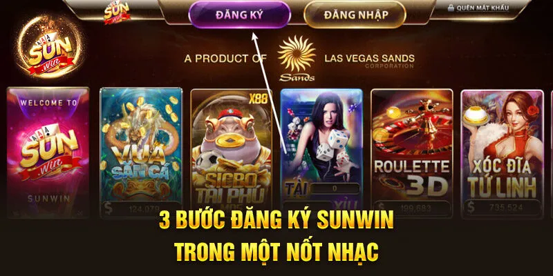 Đăng Ký Sunwin | Đăng Ký Mới Nhận Vô Vàn Ưu Đãi 2024 2 3 bước đăng ký Sunwin trong một nốt nhạc
